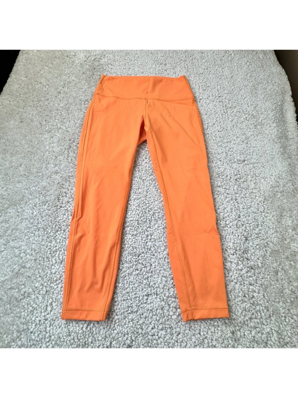 Lululemon Wunder Under High Rise Tight Legging Orange Soda Womens 10